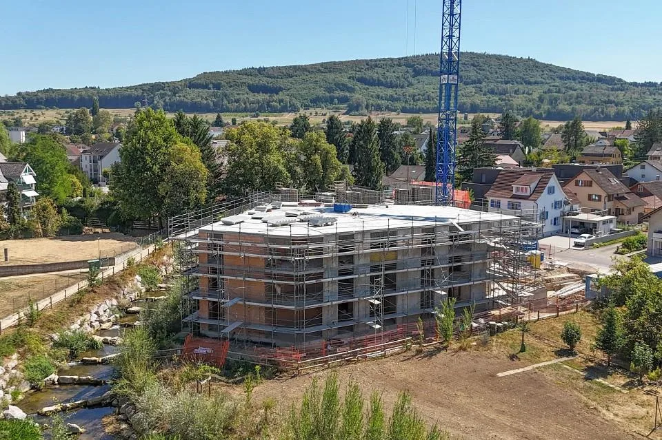 LINDENSTEG: Zentral und grosszügig wohnen, Rohbau weit fortgeschritten – Foto 5 von 6