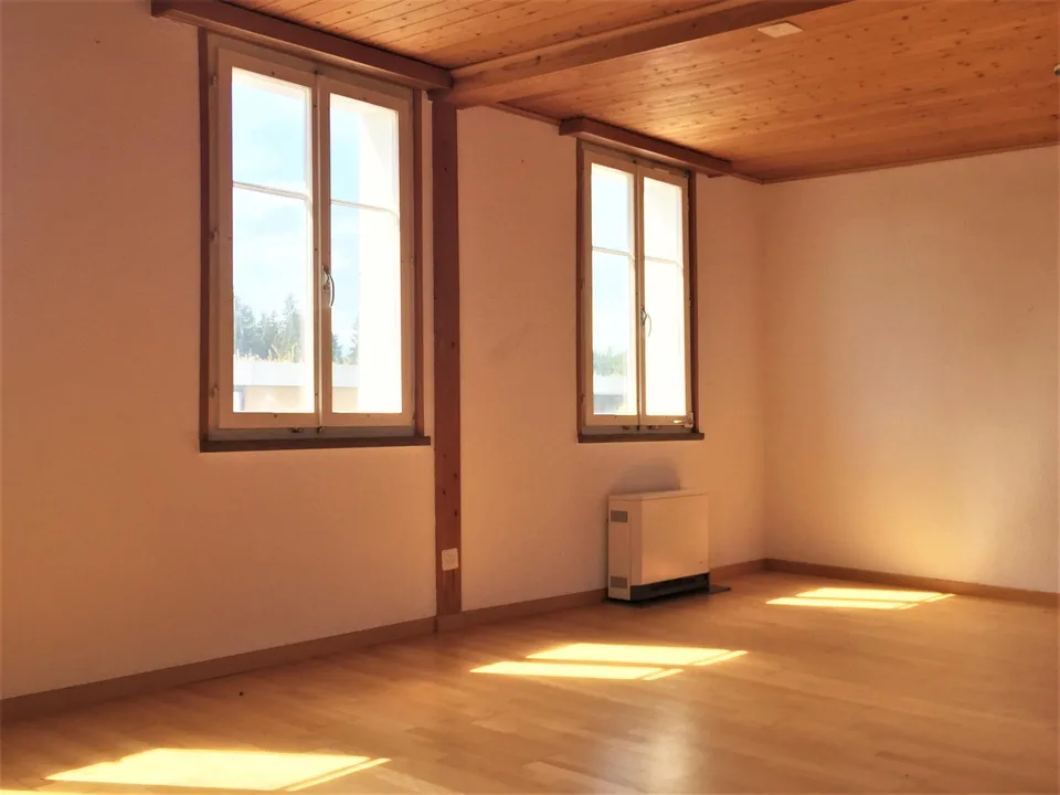 Helle 3.5-Zimmer-Dachwohnung mit schöner Aussicht in Engelburg – photo 2 sur 8