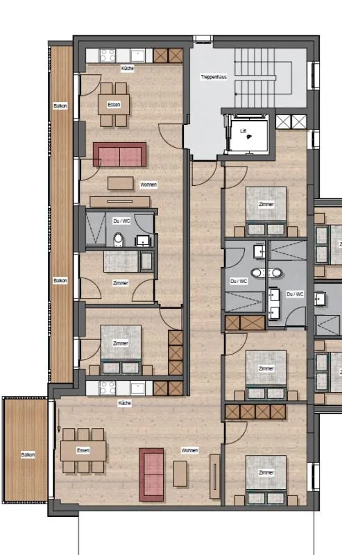 Primavera a Saas-Grund. Nuovo appartamento di 4,5 locali, residenza secondaria classica senza obbligo di locazione. – foto 12 di 20