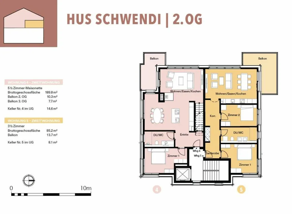 3.5-Zimmer-Wohnung ZWEITWOHNSITZ – Foto 7 von 8