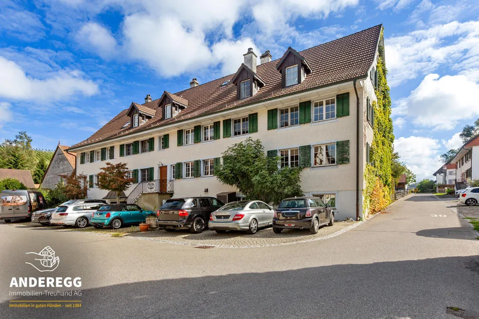 Aussergewöhnliche Gartenmaisonettewohnung mit zwei Aussenparkplätzen – Foto 2 von 15