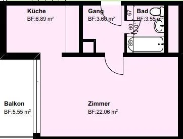 Joli 1.5 pièces appartement pour une personne – photo 10 sur 13