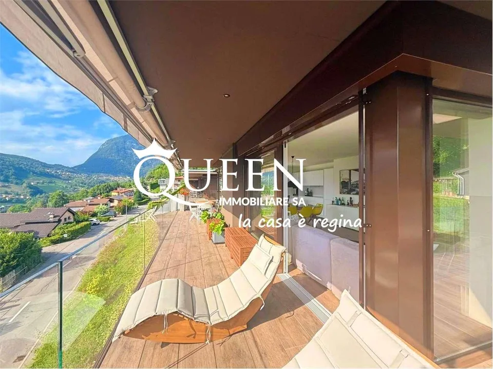 Rovio: Penthouse mit 4.5 Zimmern, 125 m², Terrasse 80 m², Seeblick auf den Luganersee – Foto 6 von 13