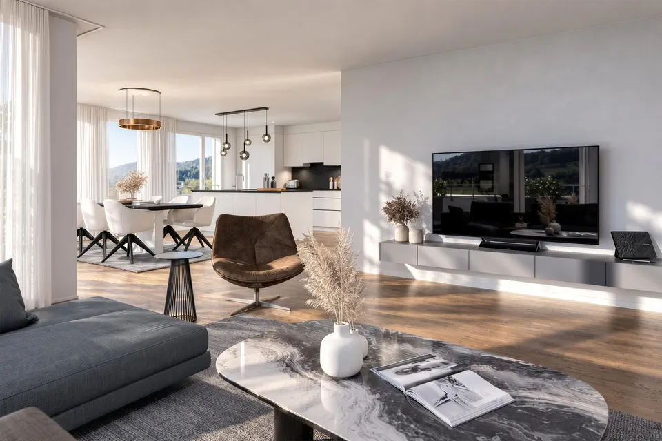 "Neubau 3.5-Zimmer-Wohnung im Erdgeschoss in Reinach AG – Modern, hell – photo 5 sur 16