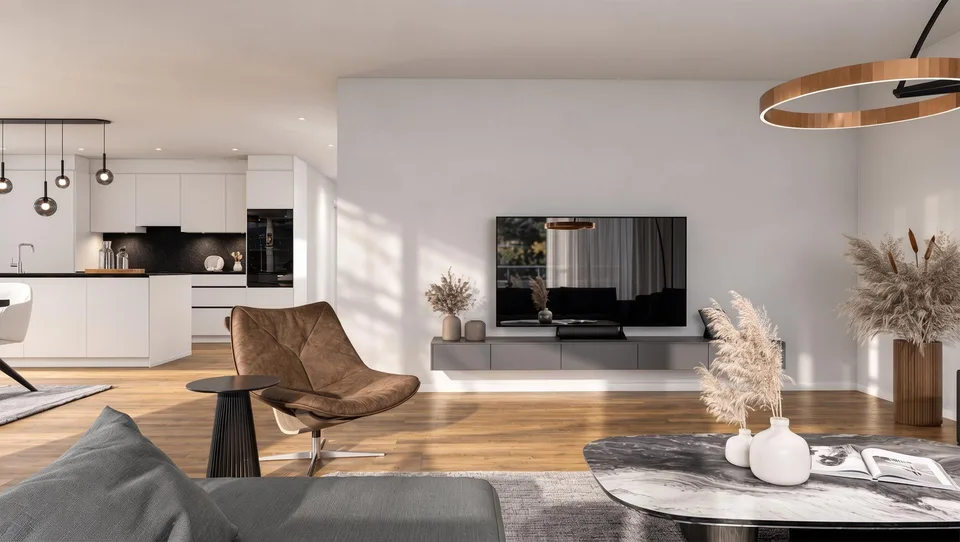 "Neubau 3.5-Zimmer-Wohnung im Erdgeschoss in Reinach AG – Modern, hell – photo 3 sur 16