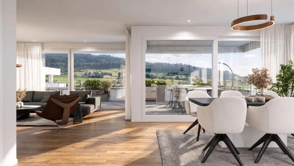 "Neubau 3.5-Zimmer-Wohnung im Erdgeschoss in Reinach AG – Modern, hell – photo 2 sur 16
