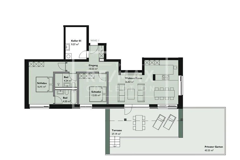 3½-Zimmer-Wohnung Nr. 1 - Neubau Ganschiersch - ERSTWOHNUNG – photo 7 sur 13