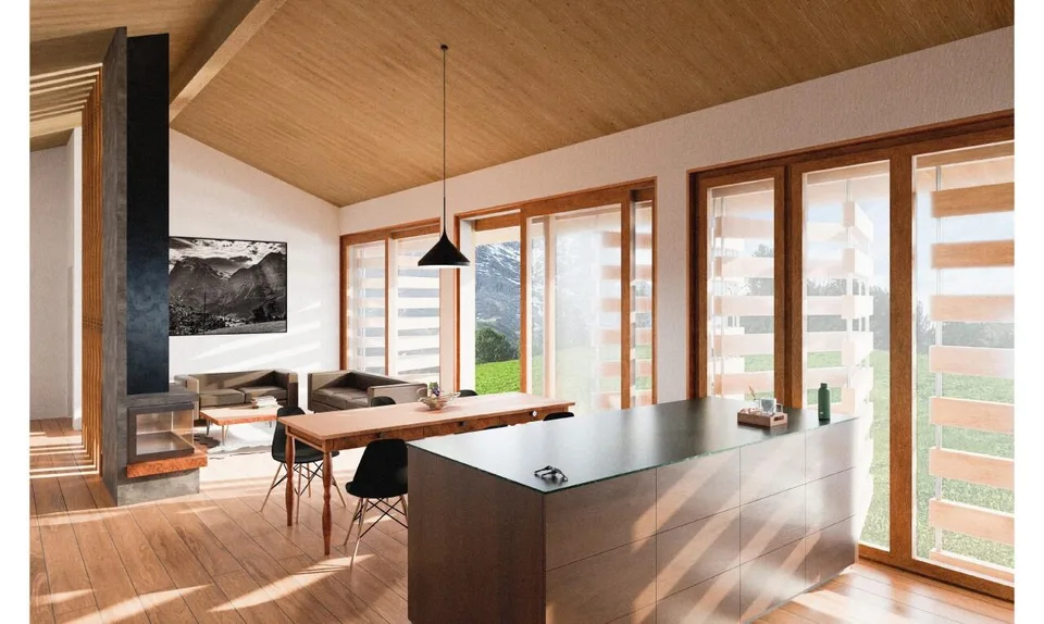 Wohnen unterm Giebel: 3.5-Zimmer, viel Holz und Eigerblick – foto 4 di 6