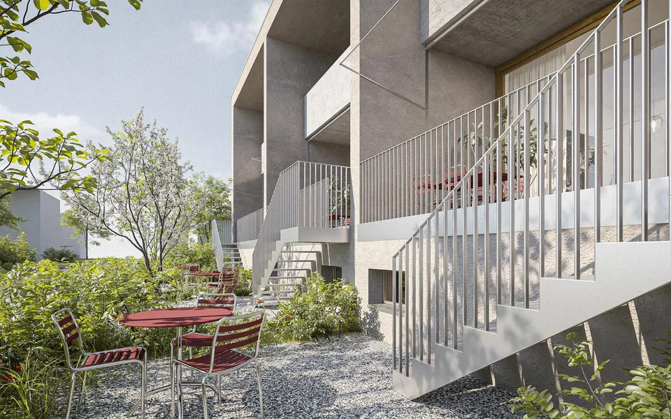 1 Mittelhaus, 2 Eckhäuser, alle mit privatem Garten – Foto 8 von 14