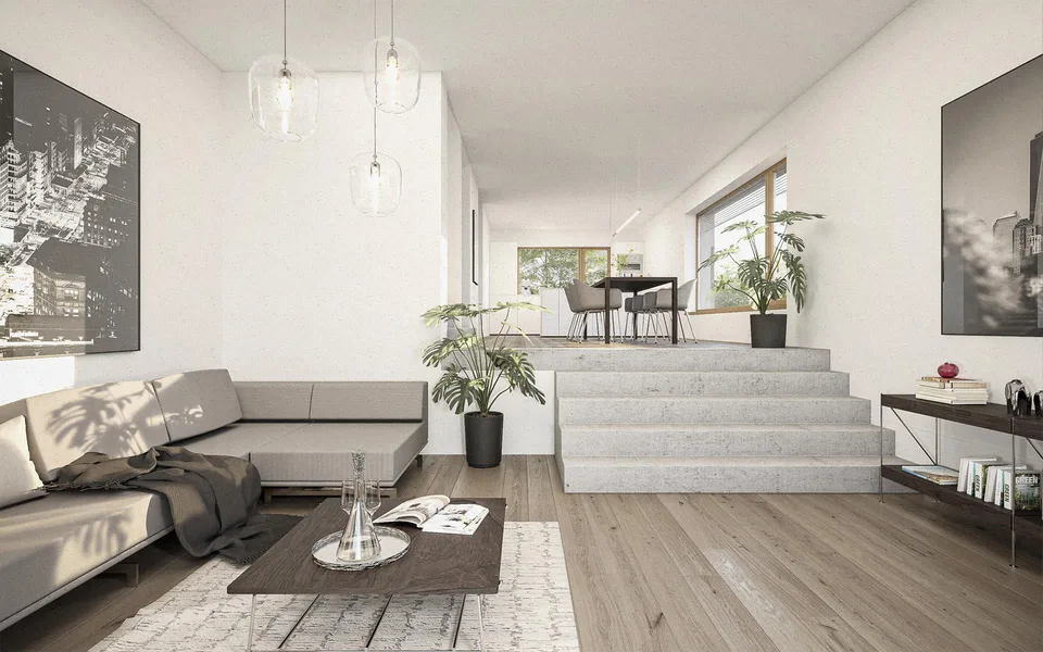 1 Mittelhaus, 2 Eckhäuser, alle mit privatem Garten – Foto 13 von 14