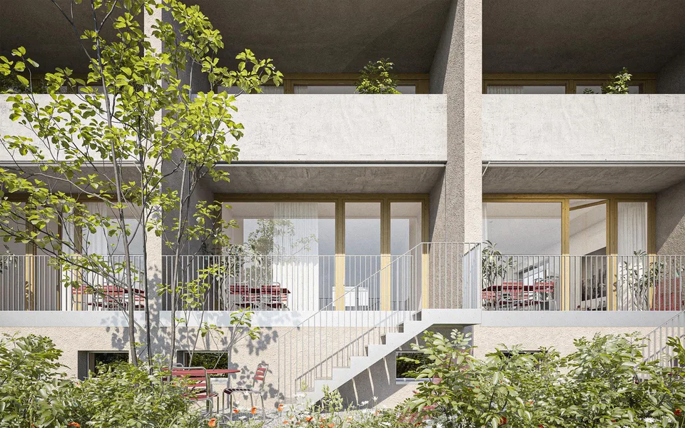 1 Mittelhaus, 2 Eckhäuser, alle mit privatem Garten – Foto 9 von 14