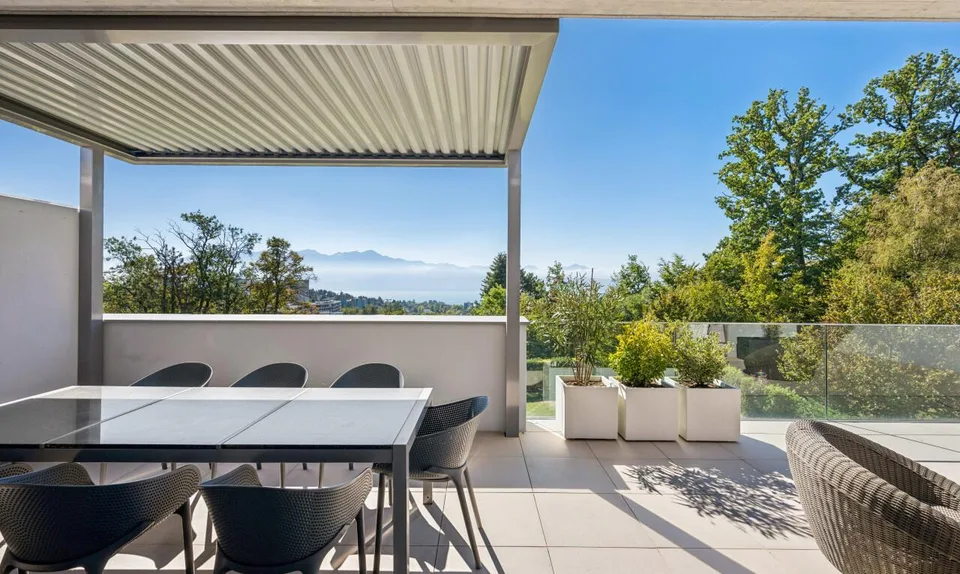 3.5-room apartment with lake view – 80 m² – South facing, 3rd floor – photo 10 of 11