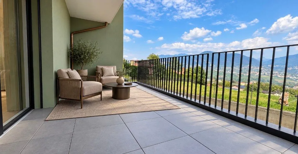 Novazzano nuovo appartamento con terrazza nel verde in posizione tr... – photo 3 sur 22