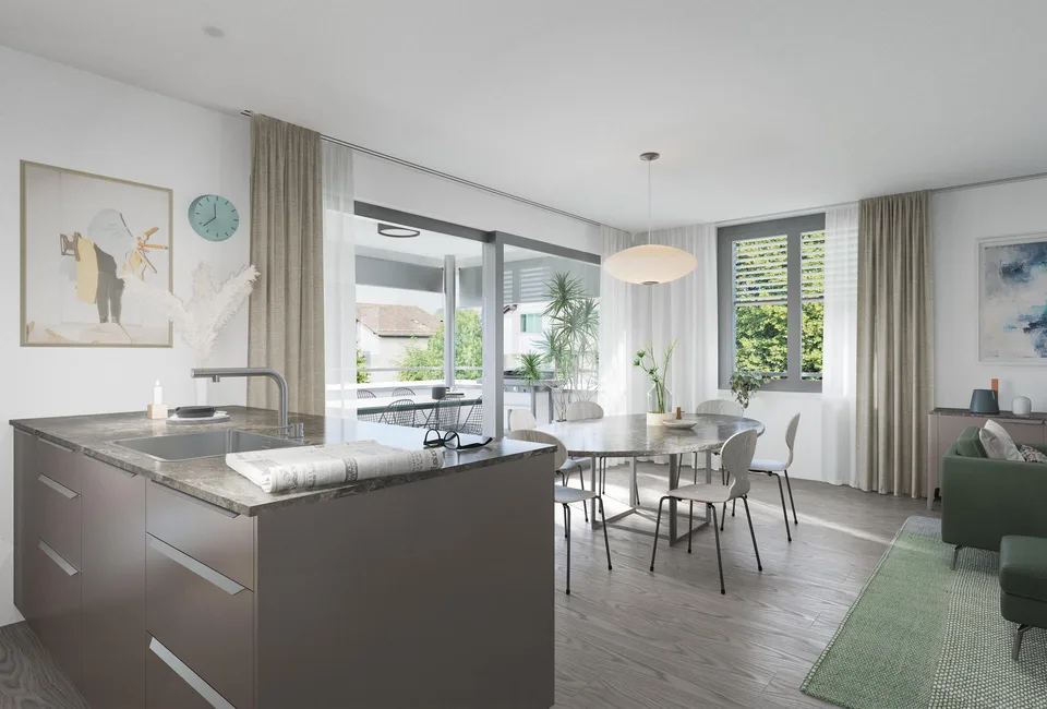 Ankommen. Aufatmen. Zuhause sein. - Stilvolle 3.5-Zimmer-Wohnung in Baar – Foto 4 von 5