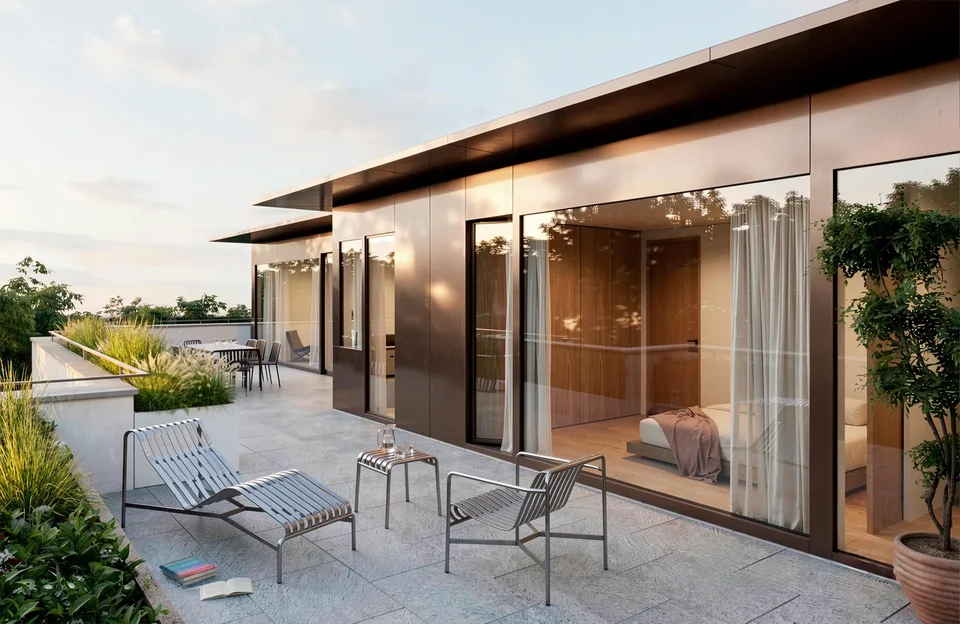 Neubau-Attikawohnung | W7 | MFH mit 7 Wohnungen verfügbar – foto 2 di 3