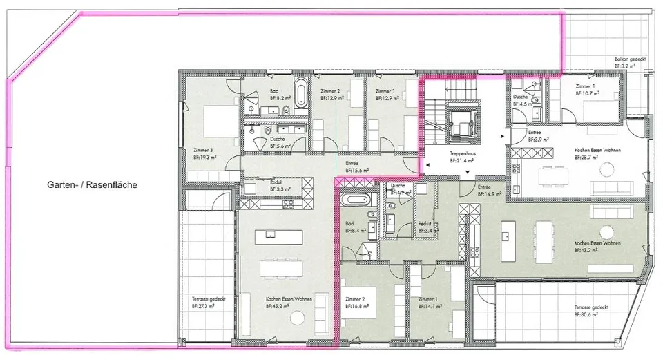 Familienwohnung im Erdgeschoss mit Eigentumsstandard – photo 11 of 11