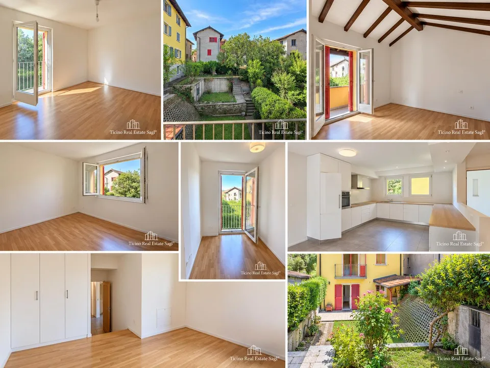 Stabio | Haus im Kern mit privatem Garten, Terrassen und Parkplatz – Foto 2 von 19
