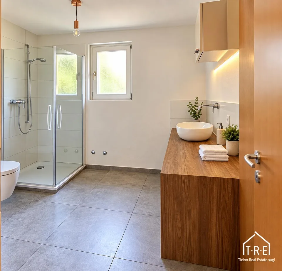 Stabio | Haus im Kern mit privatem Garten, Terrassen und Parkplatz – Foto 18 von 19