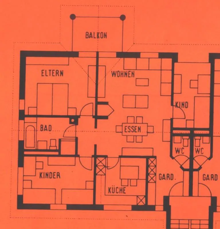 Wohlfühlende 4.5-Zimmerwohnung an ruhiger Lage mit sanierter Küche – Foto 8 von 9