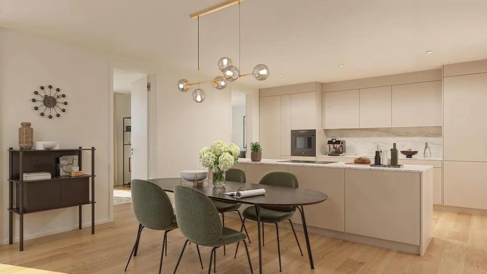 2.5-room owner-occupied apartment for modern living with a park view. – photo 3 of 5
