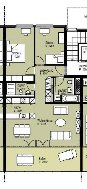 Appartamento luminoso 3.5 locali con balcone coperto – foto 12 di 13