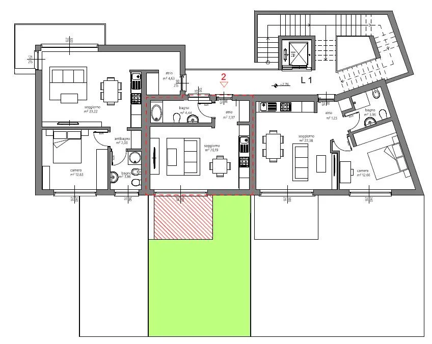 Nuovo appartamento-studio immerso nel verde con giardino privato – foto 10 di 11