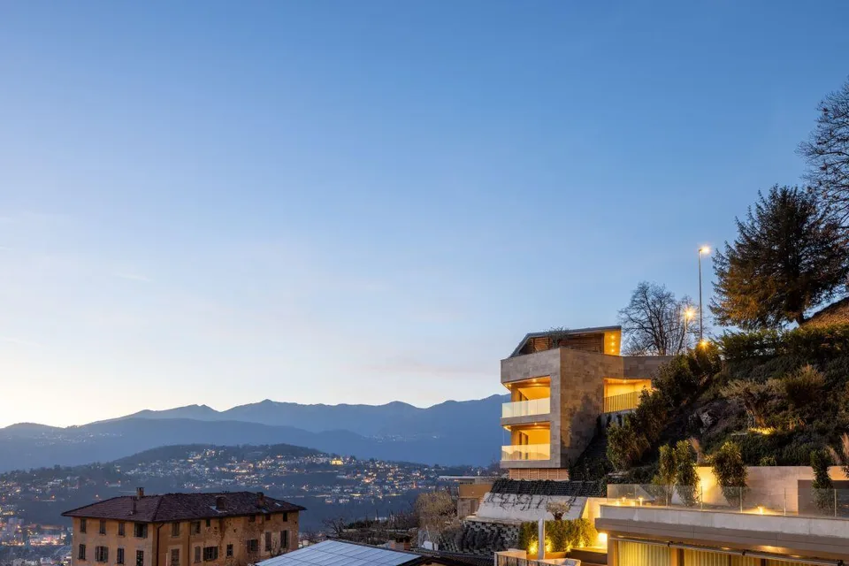 Residence Castagno I Hoch gelegene Wohnungen mit herrlichem Seeblick – Foto 2 von 14
