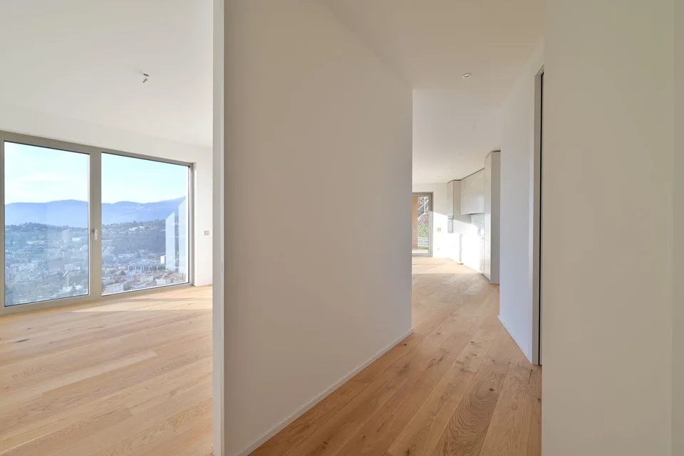 Residence Castagno I Hoch gelegene Wohnungen mit herrlichem Seeblick – Foto 10 von 14