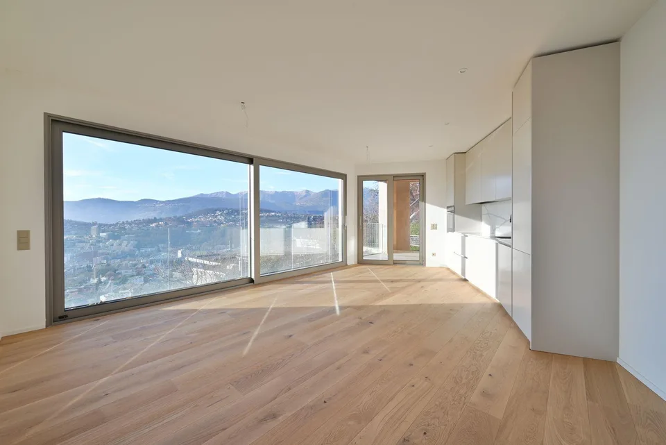Residence Castagno I Hoch gelegene Wohnungen mit herrlichem Seeblick – Foto 8 von 14