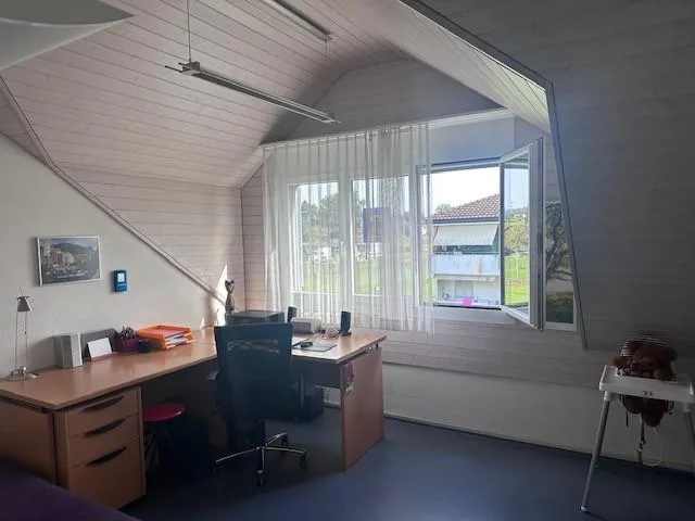 3 1/2-Zimmer-Dachwohnung mit Hobbyraum, Keller, Garage und Garten – Foto 12 von 16