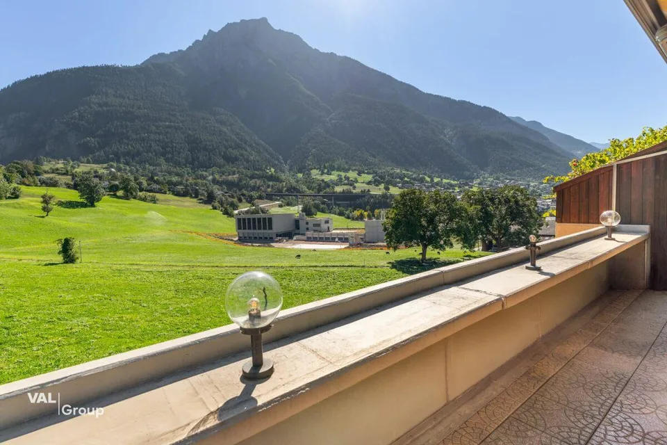 Wohnen über den Dächern von Brig mit Sonne, Weitblick und viel Priv... – Foto 19 von 28