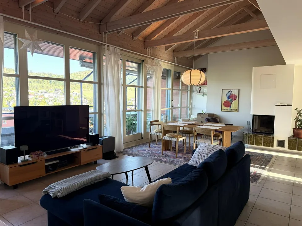 Dachwohnung mit grosser Terrasse und wunderbarer Aussicht – foto 2 di 13