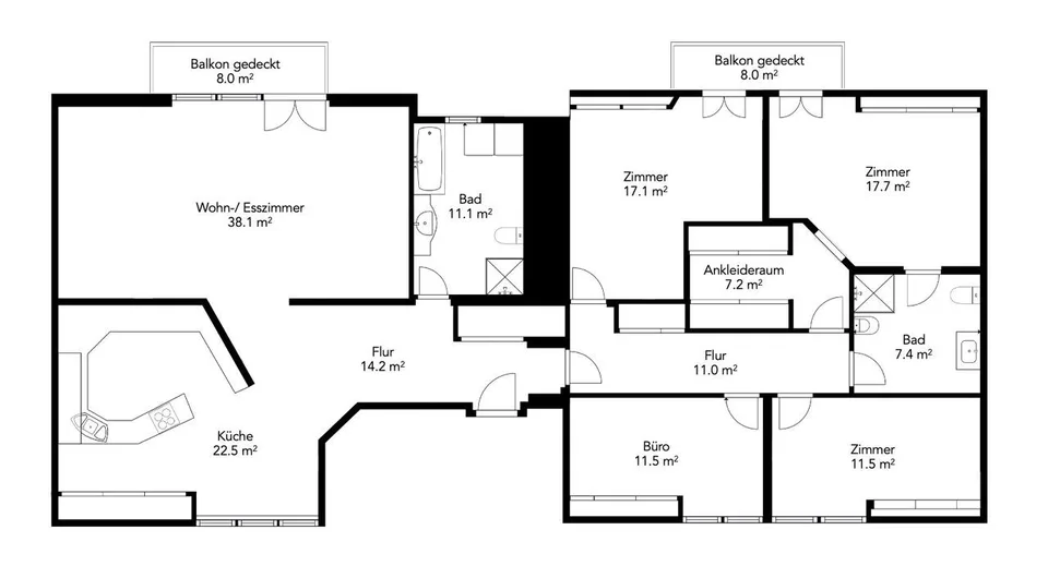 Viel Platz und Privatsphäre – 5½-Zimmer-Wohnung in Thayngen – photo 14 sur 14