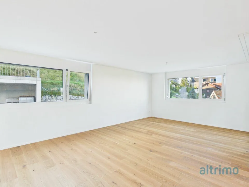 Erstbezug: hochwertige 3.5-Zimmer-Wohnung mit herrlicher Aussicht – photo 9 sur 13