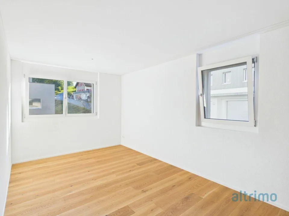 Erstbezug: hochwertige 3.5-Zimmer-Wohnung mit herrlicher Aussicht – photo 5 sur 13