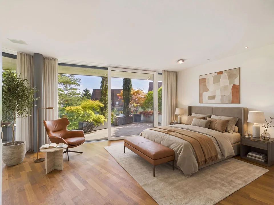 Exclusive spacious 3.5 room apartment with terrace and garden in a park-like setting – photo 6 of 22
