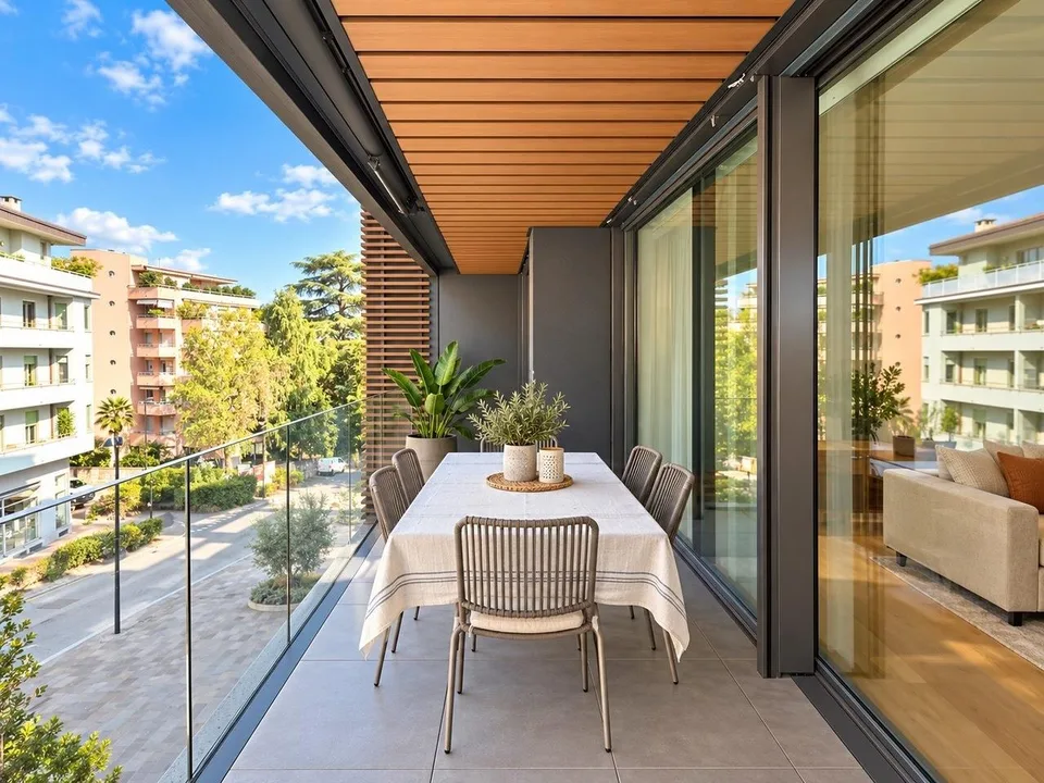 Moderno appartamento con 2 terrazze - 100 m dal Lago di Lugano – foto 5 di 22