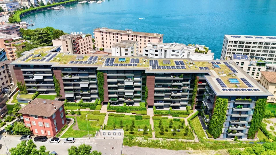 Moderno appartamento con 2 terrazze - 100 m dal Lago di Lugano – foto 21 di 22