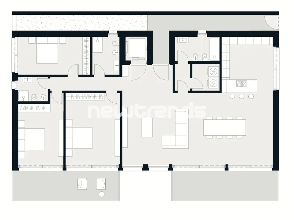 Prestigioso 4.5 locali con terrazza e vista lago a Viganello. – foto 8 di 8