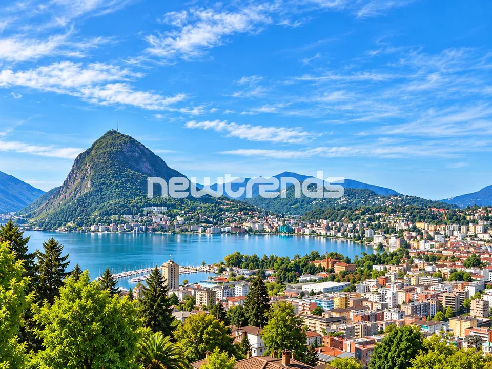 Prestigioso 4.5 locali con terrazza e vista lago a Viganello. – foto 7 di 8