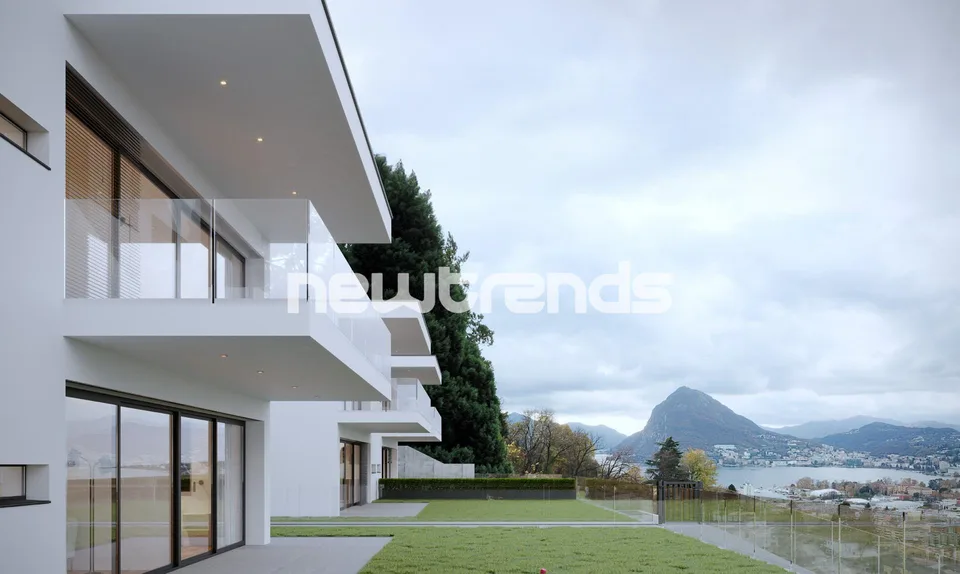 Prestigioso 4.5 locali con terrazza e vista lago a Viganello. – foto 4 di 8