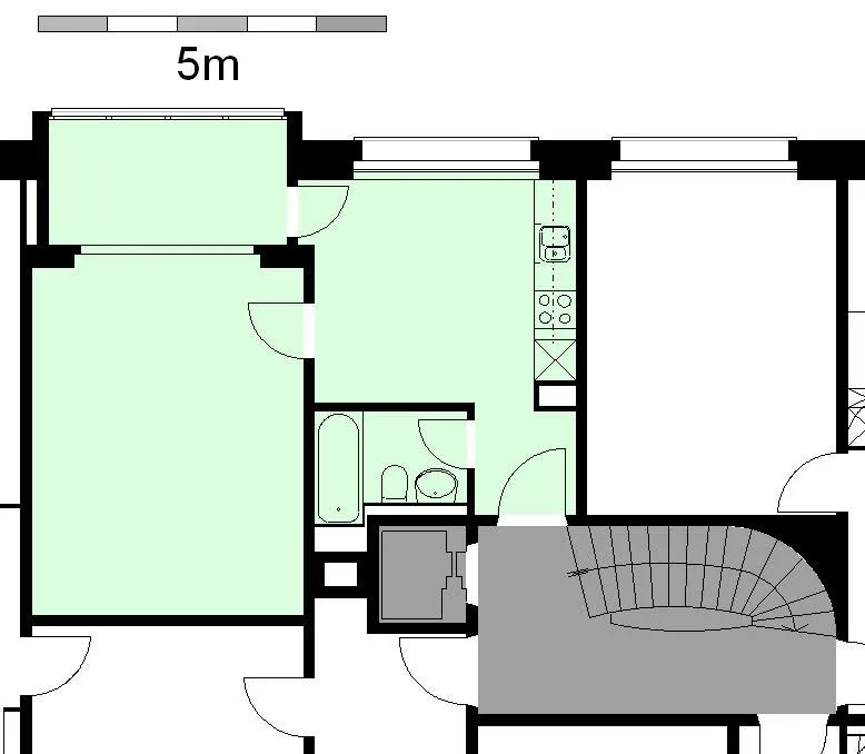 Ampio appartamento monostanza – foto 7 di 7