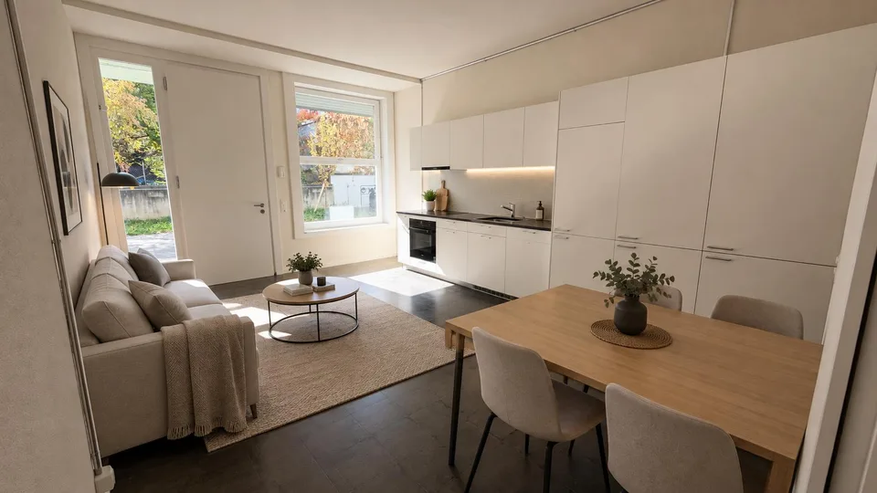 In mezzo all'azione, lontano dal trambusto: Ottimo appartamento con cortile interno e atmosfera rilassante – foto 3 di 5