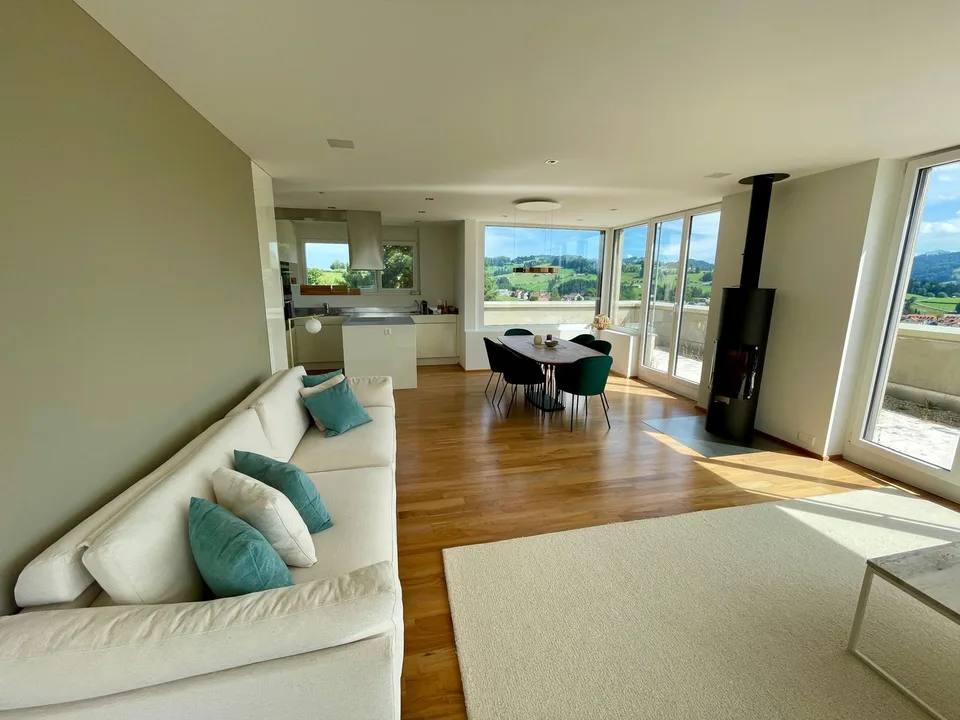 Über den Dächern von Teufen – exklusive 3.5-Zimmer Maisonette-Attika – Foto 5 von 21
