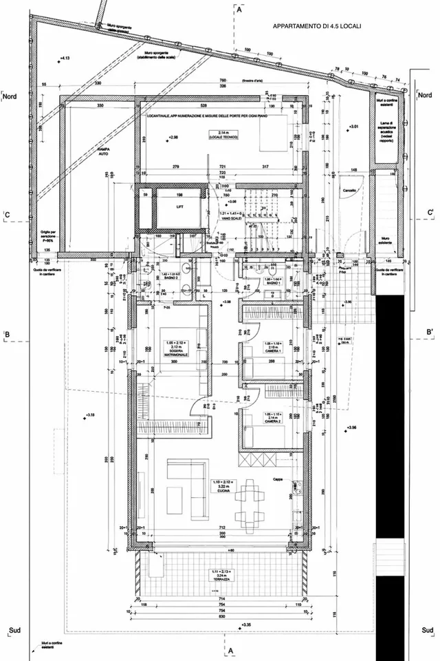 MODERNO 4.5 LOCALI VISTA LAGO IN COSTRUZIONE A MELIDE – Foto 8 von 8