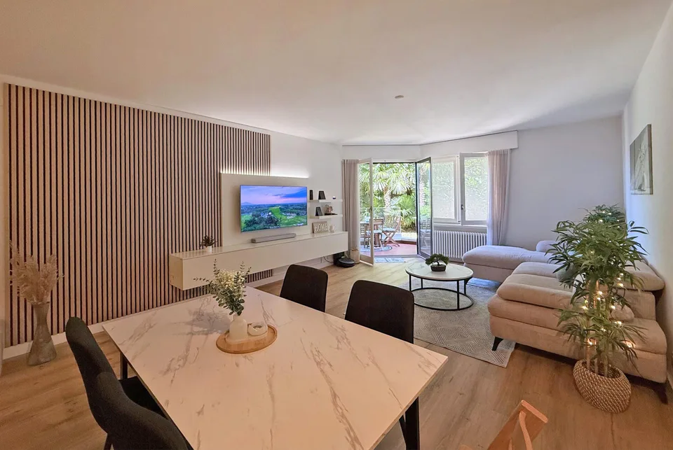 BELLISSIMO 3.5 LOCALI INTERAMENTE RINOVATO A LUGANO SUD – Foto 2 von 10
