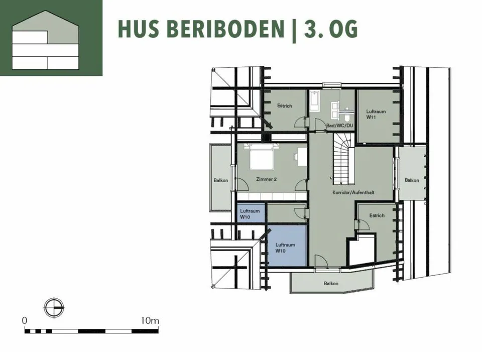 4.5-Zimmer-Maisonettewohnung ERSTWOHNSITZ – Foto 8 von 9