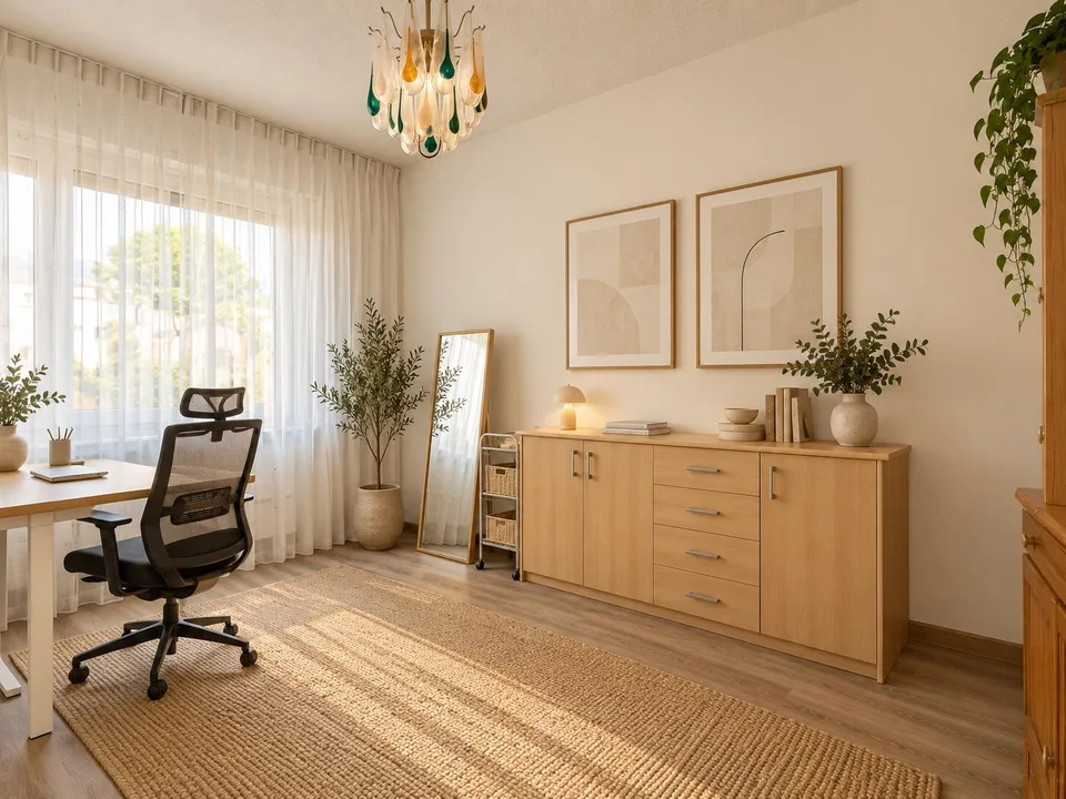 GROSSE 5.5-ZIMMER-WOHNUNG MIT TERRASSE IN GENTILINO – Foto 8 von 9