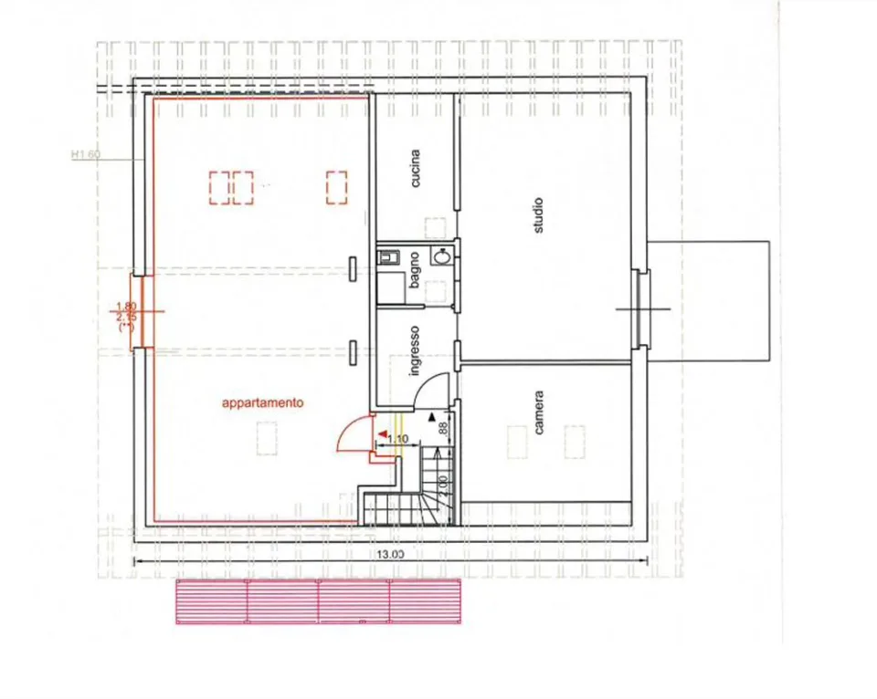 AFFITTASI ACCOGLIENTE 2.5 LOCALI ULTIMO PIANO A CANOBBIO – photo 9 sur 9
