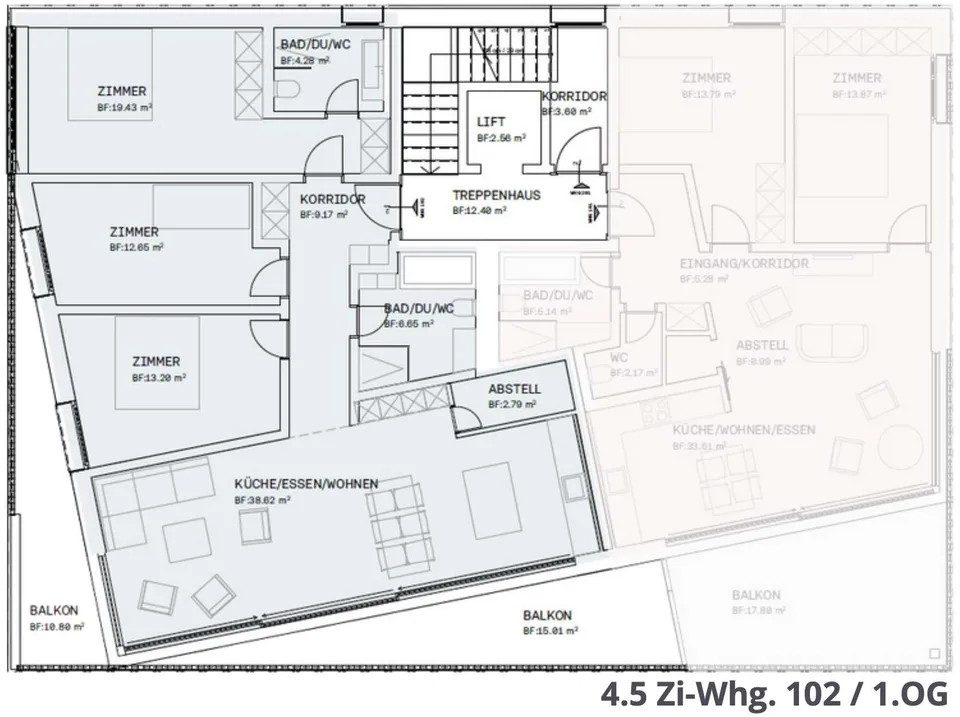 Luxurious 4 1/2 room new build apartment – Foto 7 von 7